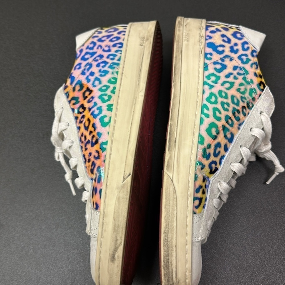 P448 Colorful Animal Print sneakers size 39 - Picture 6 of 11